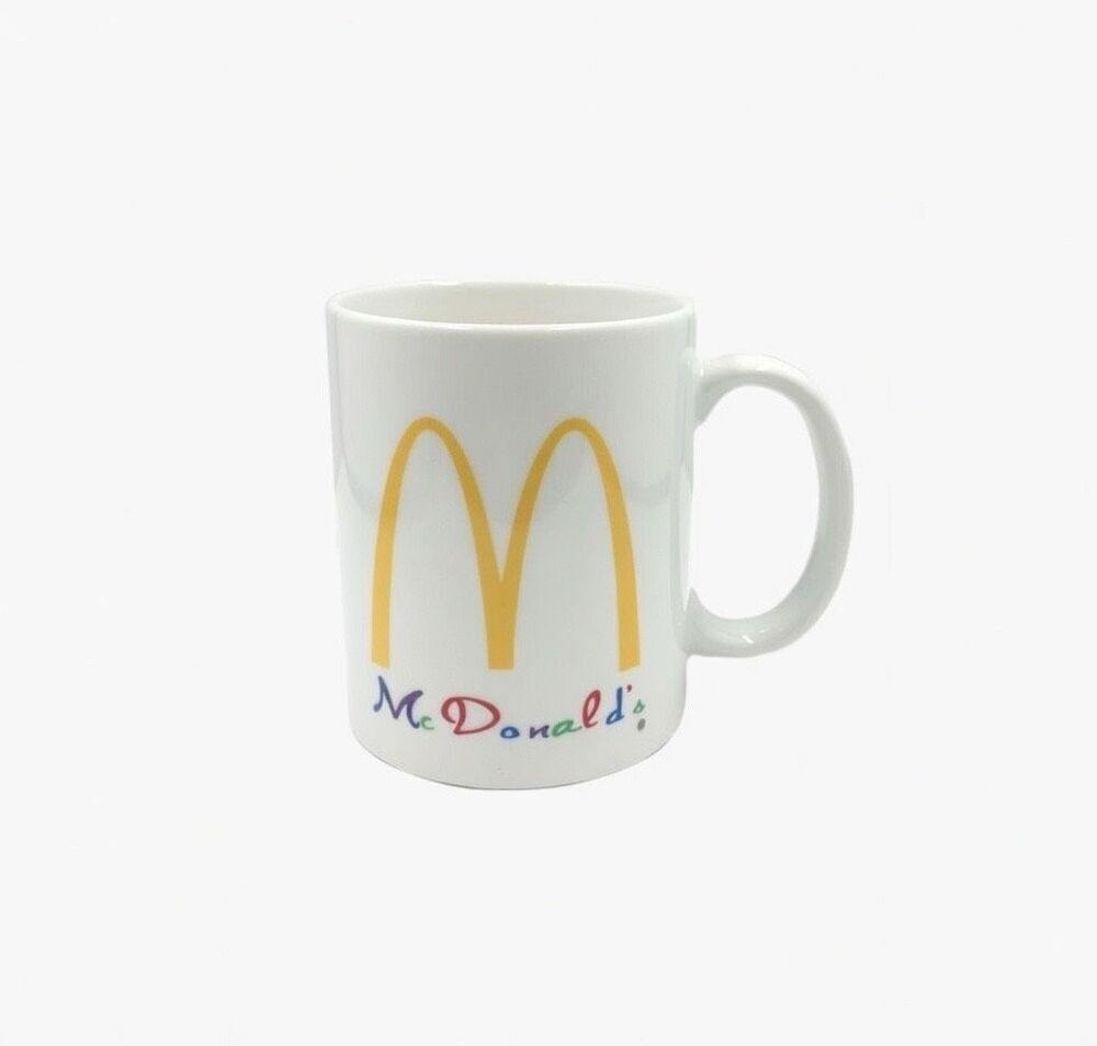 McDonald's Vintage Multi-color Golden Arches Coffee Cup Mug
